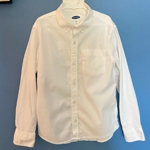 Old Navy Boys White Button Down